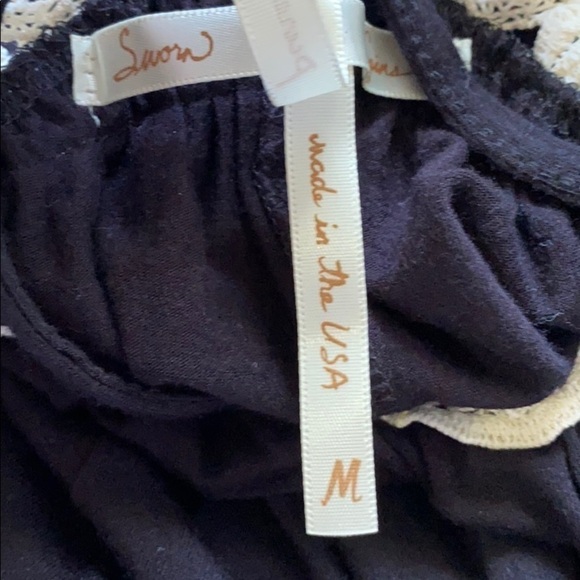 Sworn Virgins SOFT Bamboo and Lace Black Dress M - Picture 6 of 6